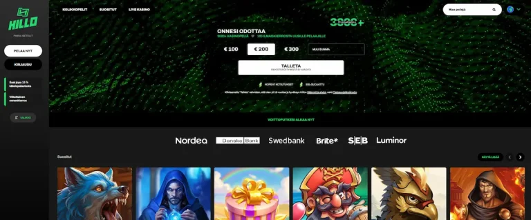 Hillo Casino peliaula ja kolikkopelit