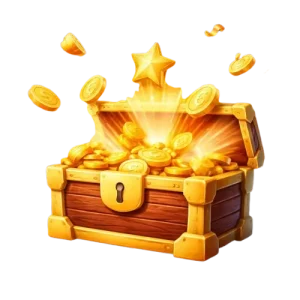 Kasinovoitto ja aarrekirstu kolikoilla