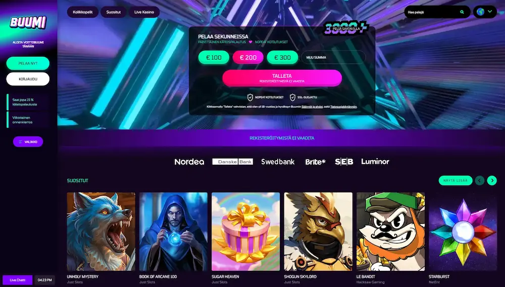 Buumi Casino peliaula