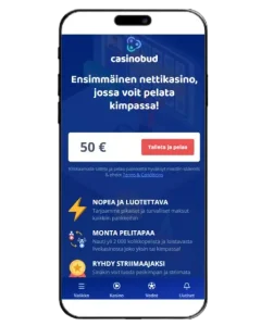 Casinobud Casinon peliaula mobiilissa