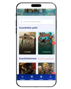 Casinobud Casinon pelivalikoima mobiilissa