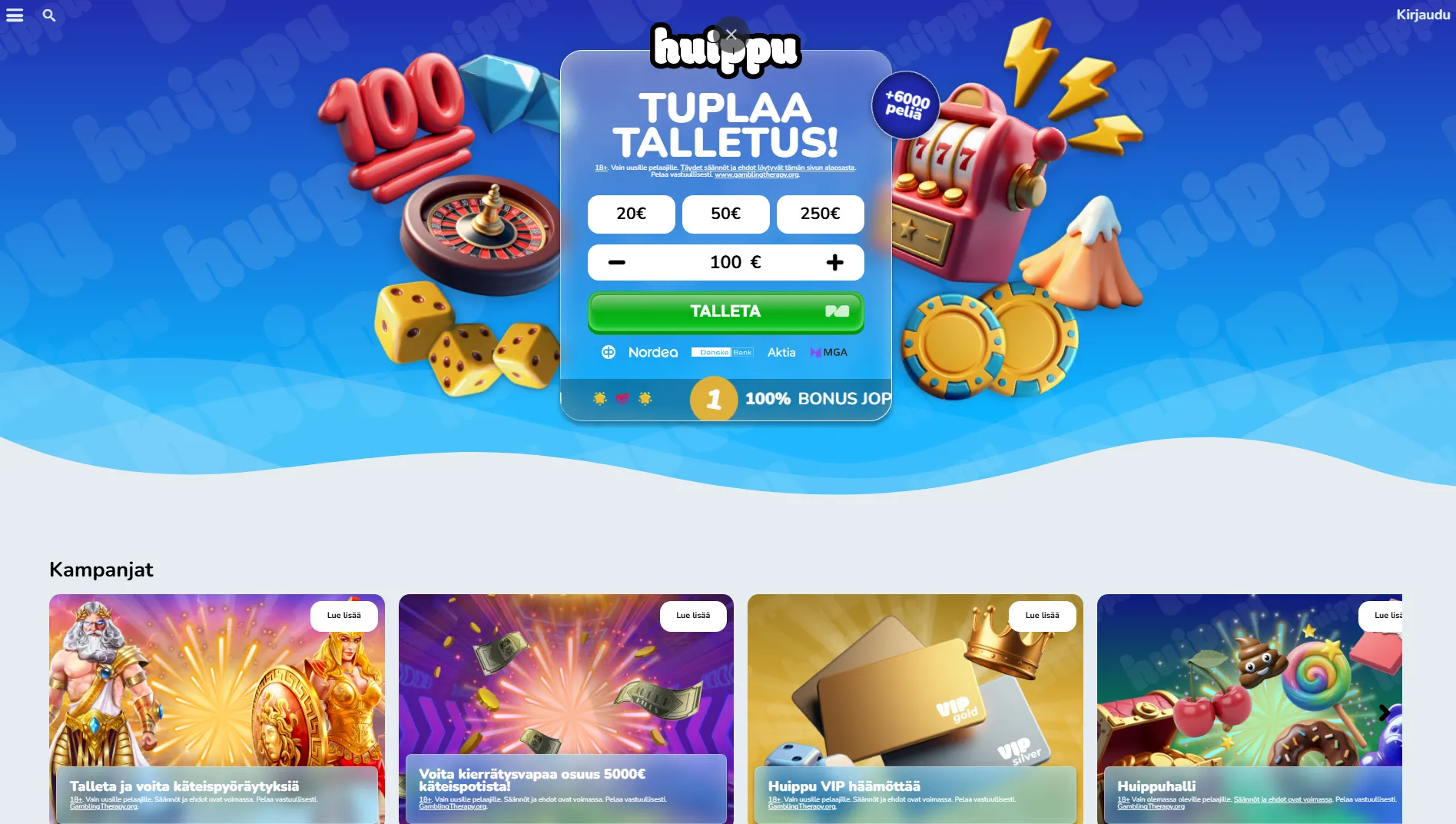 huippu casino golden