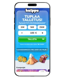 Huippu Casino peliaula mobiilissa