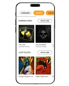 Jellona Casinon pelivalikoima mobiilissa