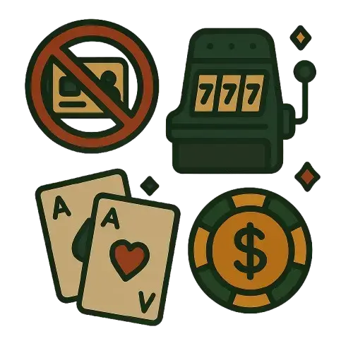 Kasino ilman rekisteröitymistä ja pelit