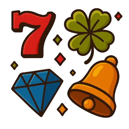 Kasinosymboleita, kuten punainen seiska, timantti, neliapila ja kello