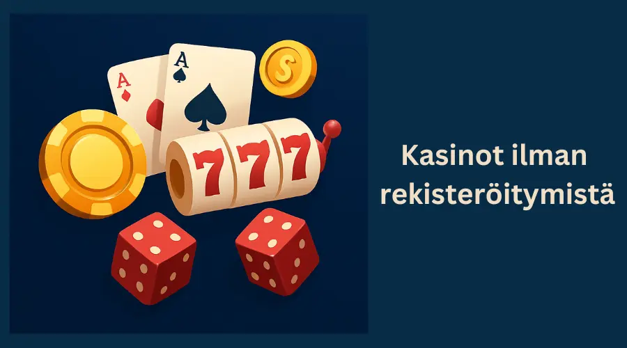 Nettikasinot ilman rekisteröitymistä sivun artikkelikuva