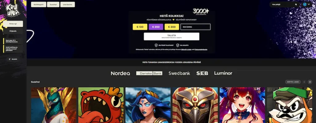 kruuna Casinon peliaula