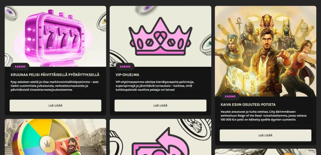 Kruuna Casinon kampanjat