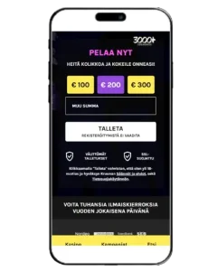 Kruuna Casinon peliaula mobiilissa