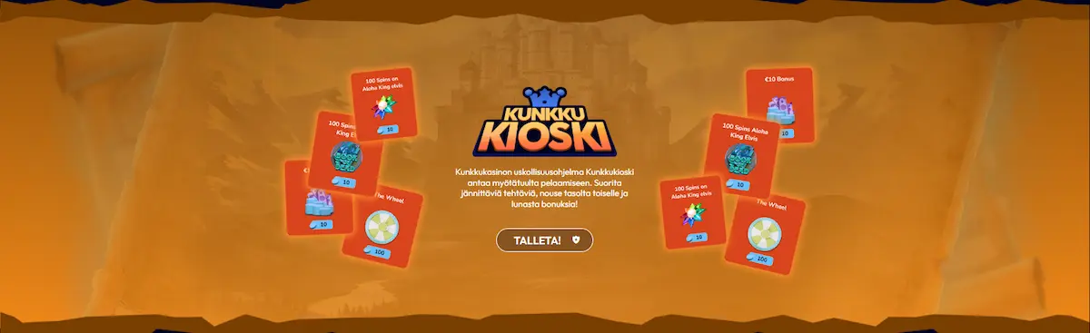 Kunkku Casino kunkkukioski bonus
