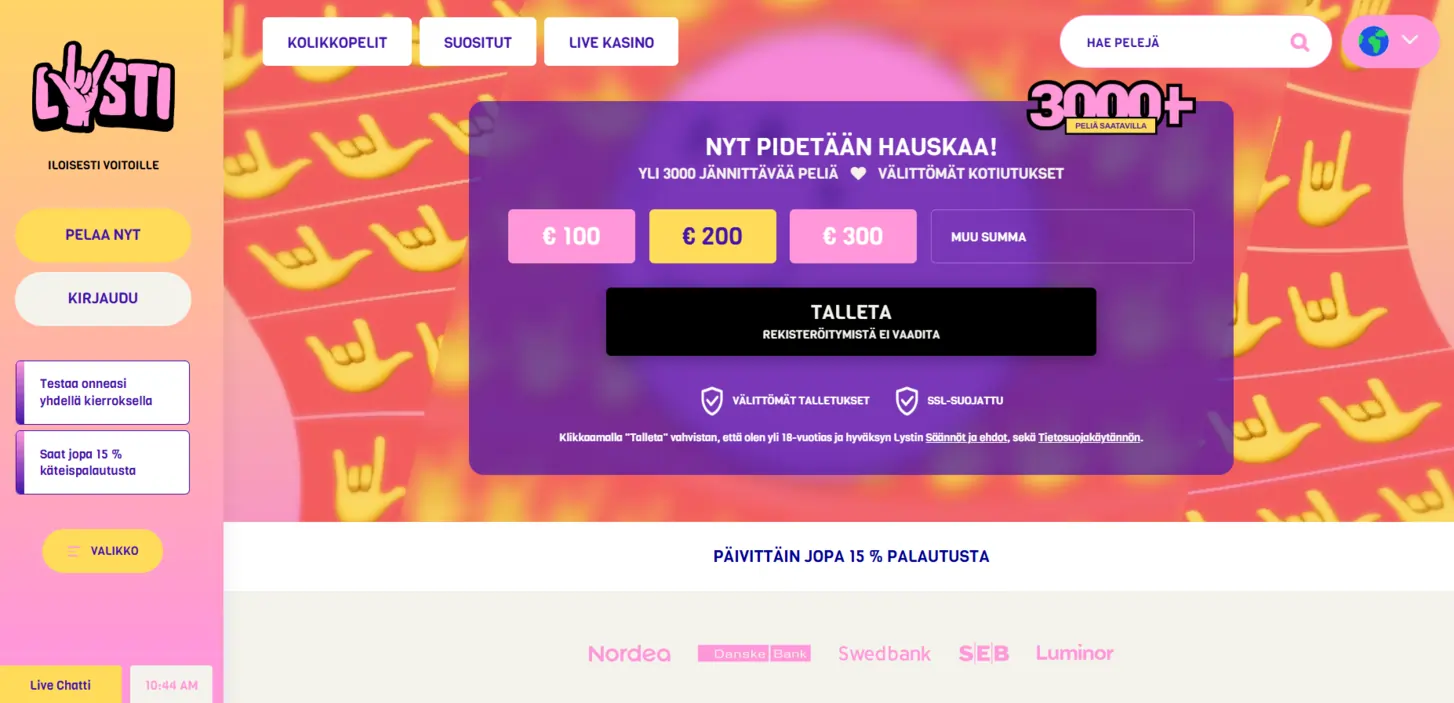 lysti casino