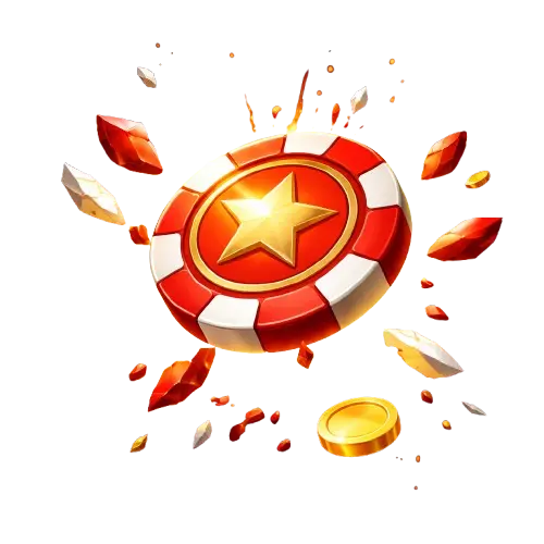 Non sticky bonus kuvitus: pelimerkki ja tähti