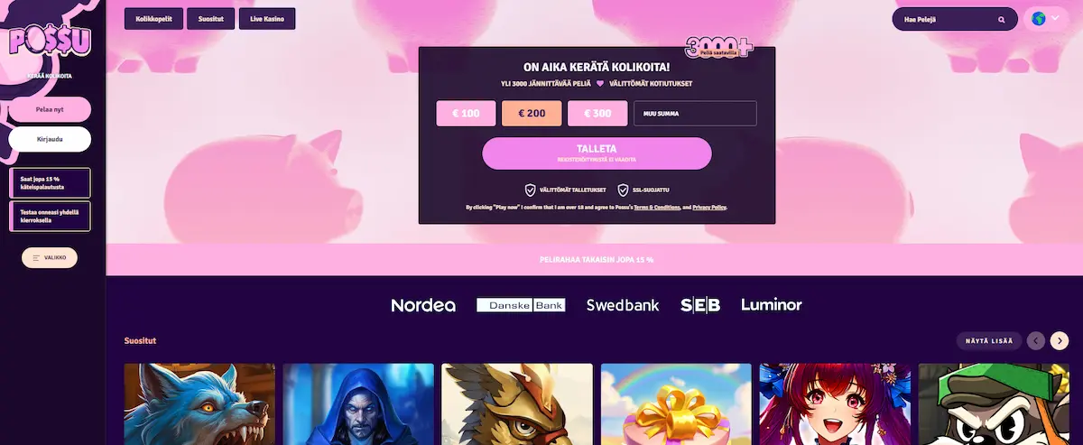 Possu Casinon peliaula