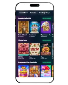 Raketti Casinon pelivalikoima mobiilissa