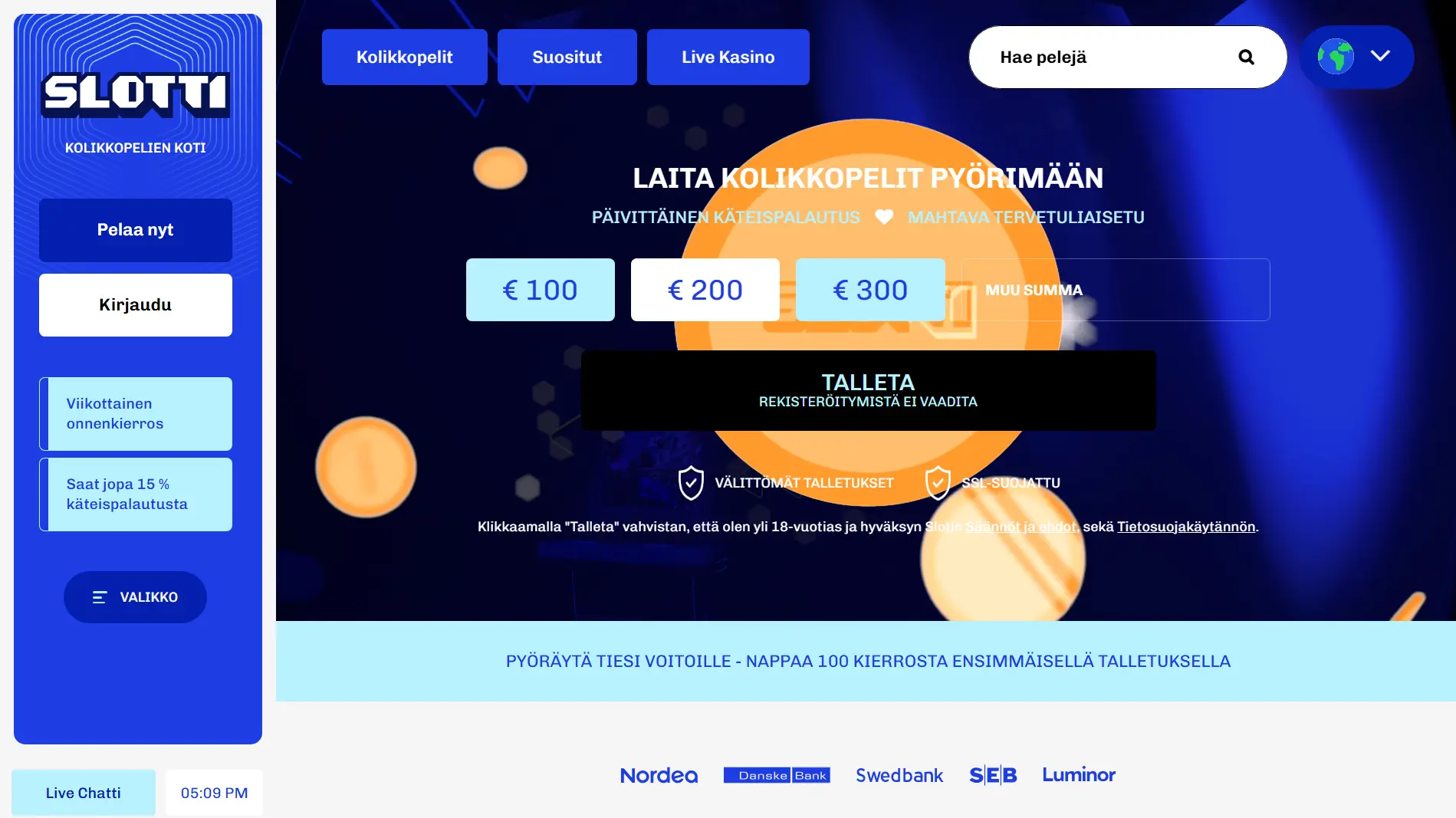 Slotti Casinon peliaula