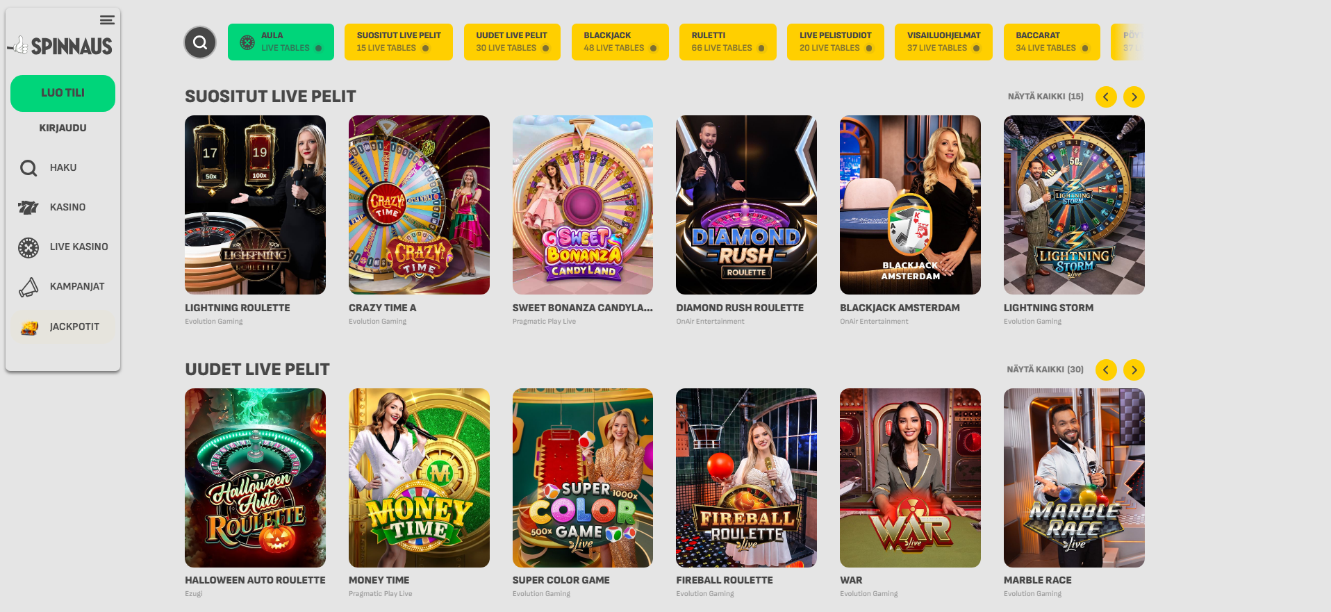 spinnaus casino golden