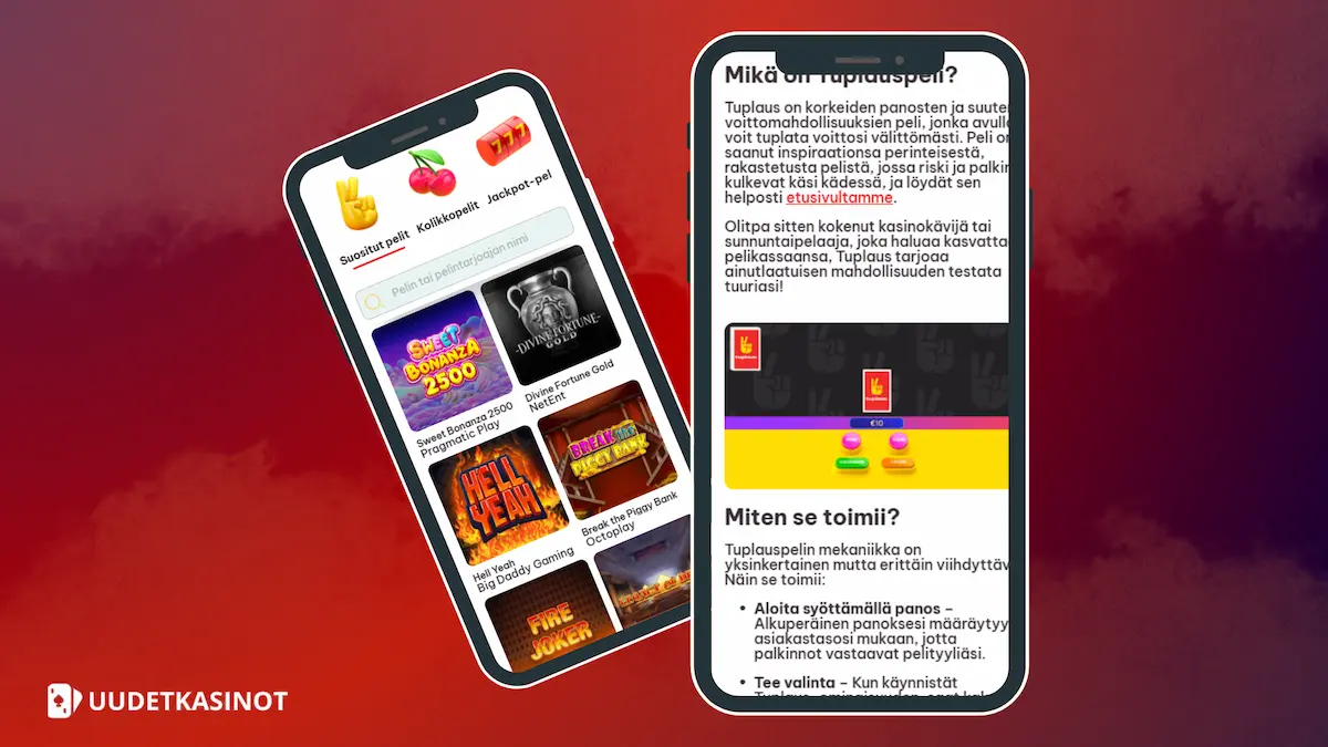 Tuplaus Casino ilman rekisteröitymistä