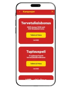 Tuplaus Casinon kampanjat mobiilissa